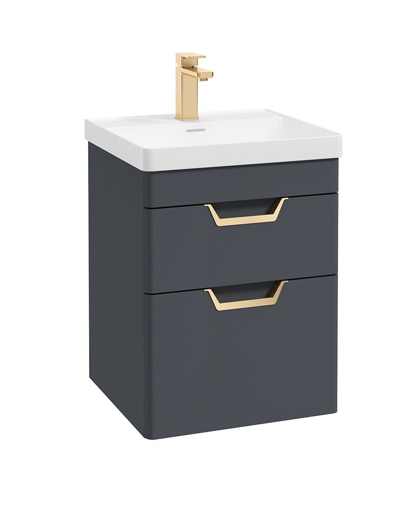 FREYA Wall Hung Two Drawer Vanity Unit & Basin