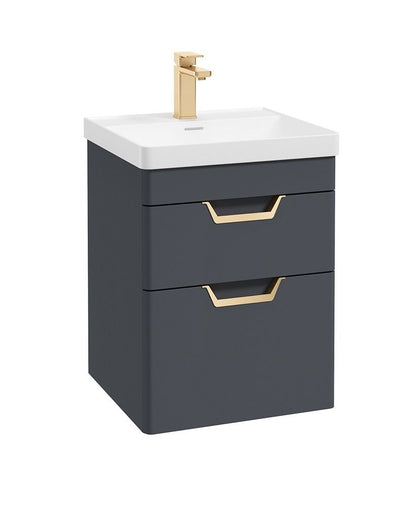 FREYA Wall Hung Two Drawer Vanity Unit & Basin
