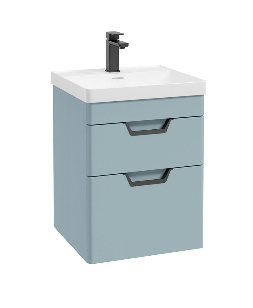 FREYA Wall Hung Two Drawer Vanity Unit & Basin