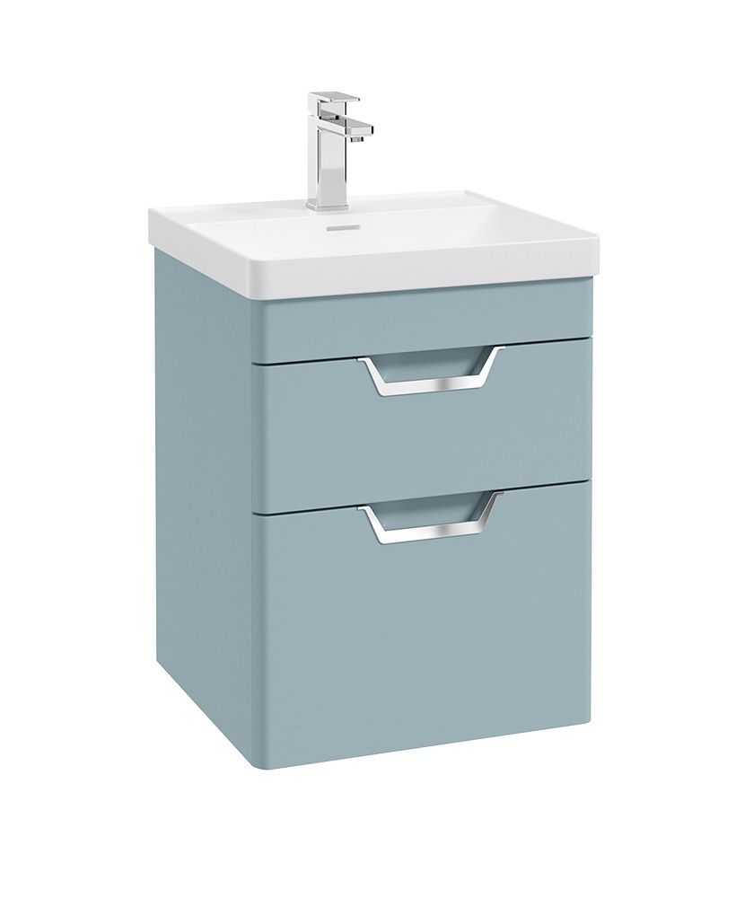 FREYA Wall Hung Two Drawer Vanity Unit & Basin