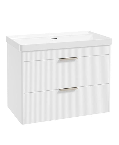 REED Wall Hung Two Drawer Vanity Unit