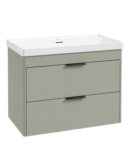 REED Wall Hung Two Drawer Vanity Unit