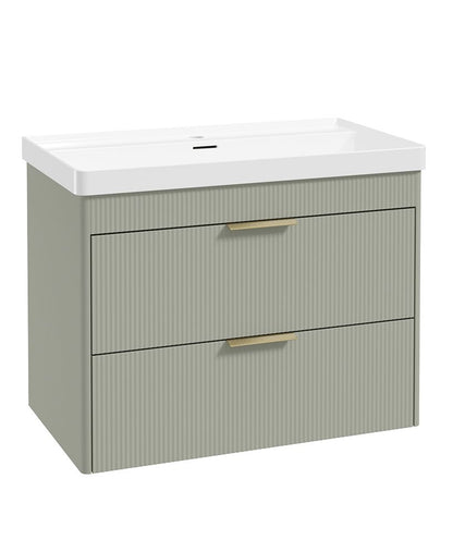 REED Wall Hung Two Drawer Vanity Unit