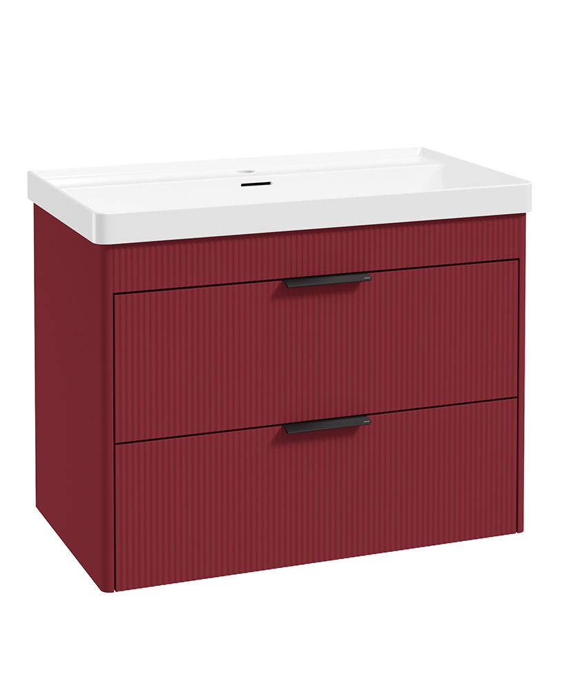 REED Wall Hung Two Drawer Vanity Unit