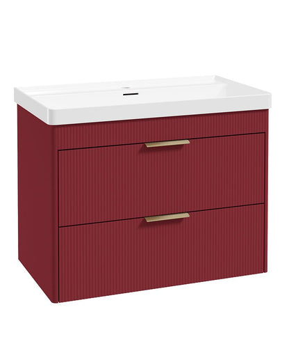 REED Wall Hung Two Drawer Vanity Unit