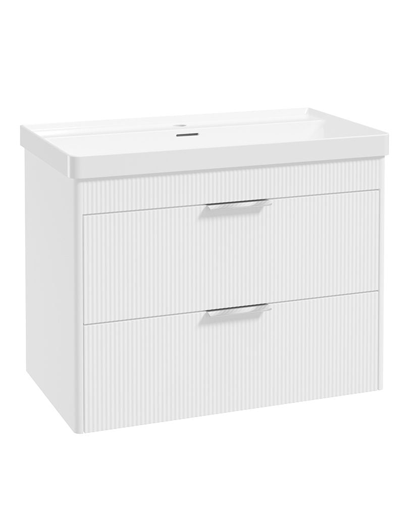 REED Wall Hung Two Drawer Vanity Unit