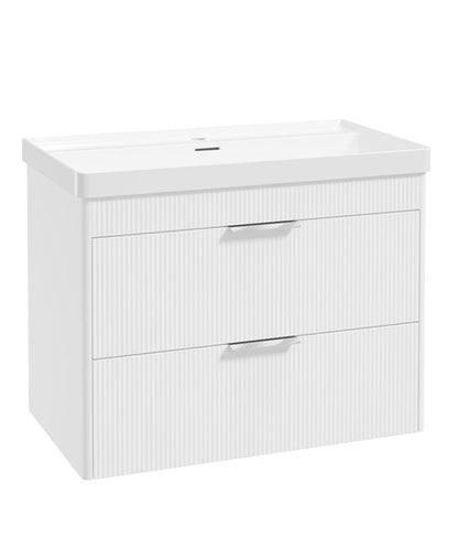 REED Wall Hung Two Drawer Vanity Unit