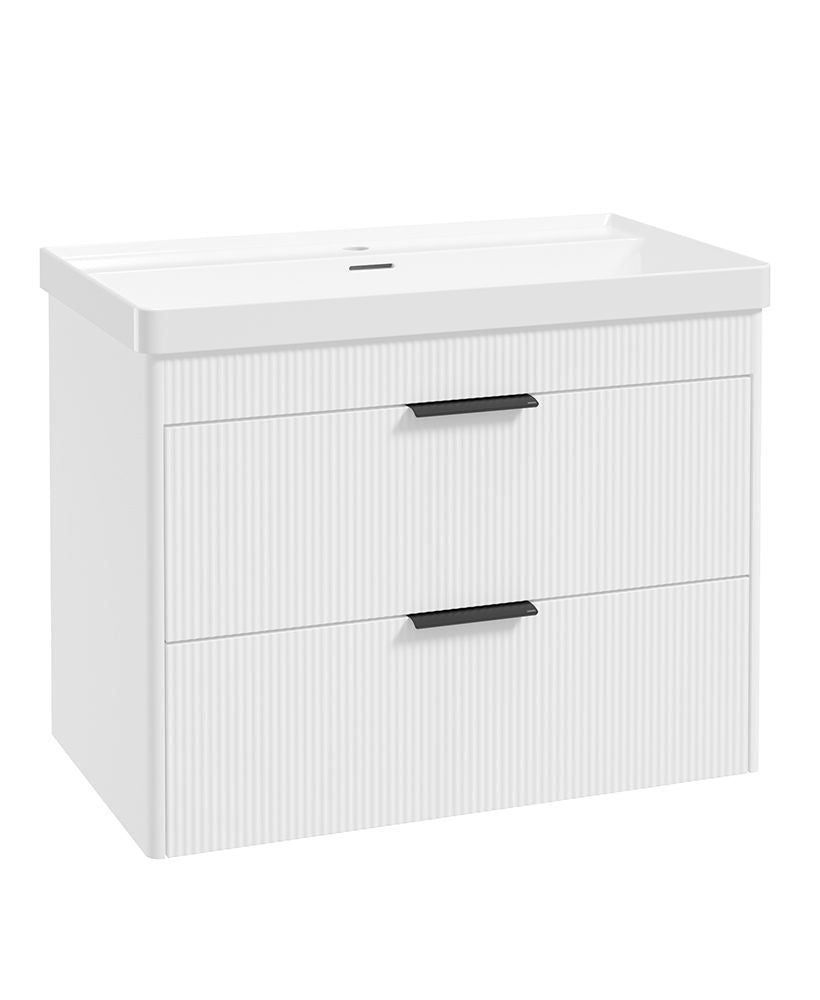 REED Wall Hung Two Drawer Vanity Unit