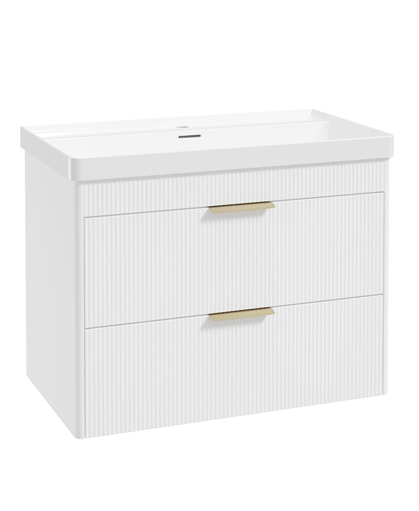 REED Wall Hung Two Drawer Vanity Unit