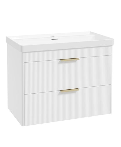 REED Wall Hung Two Drawer Vanity Unit