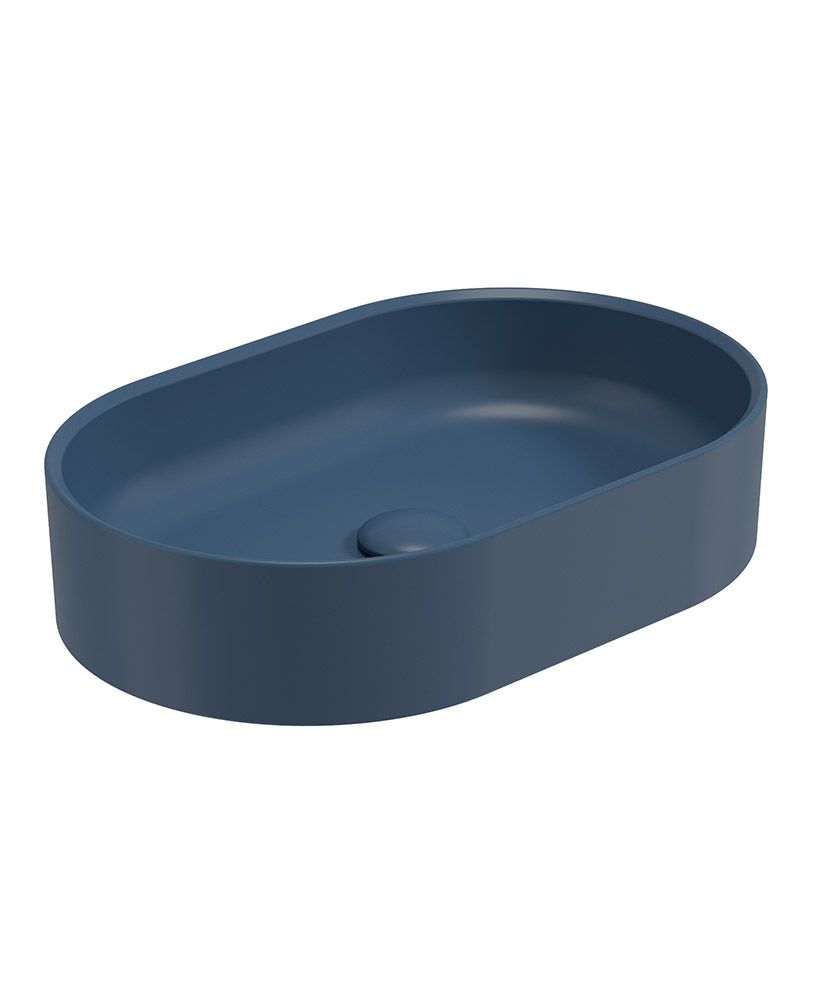 LIVING Oval Countertop Wash Basin & Matching Waste