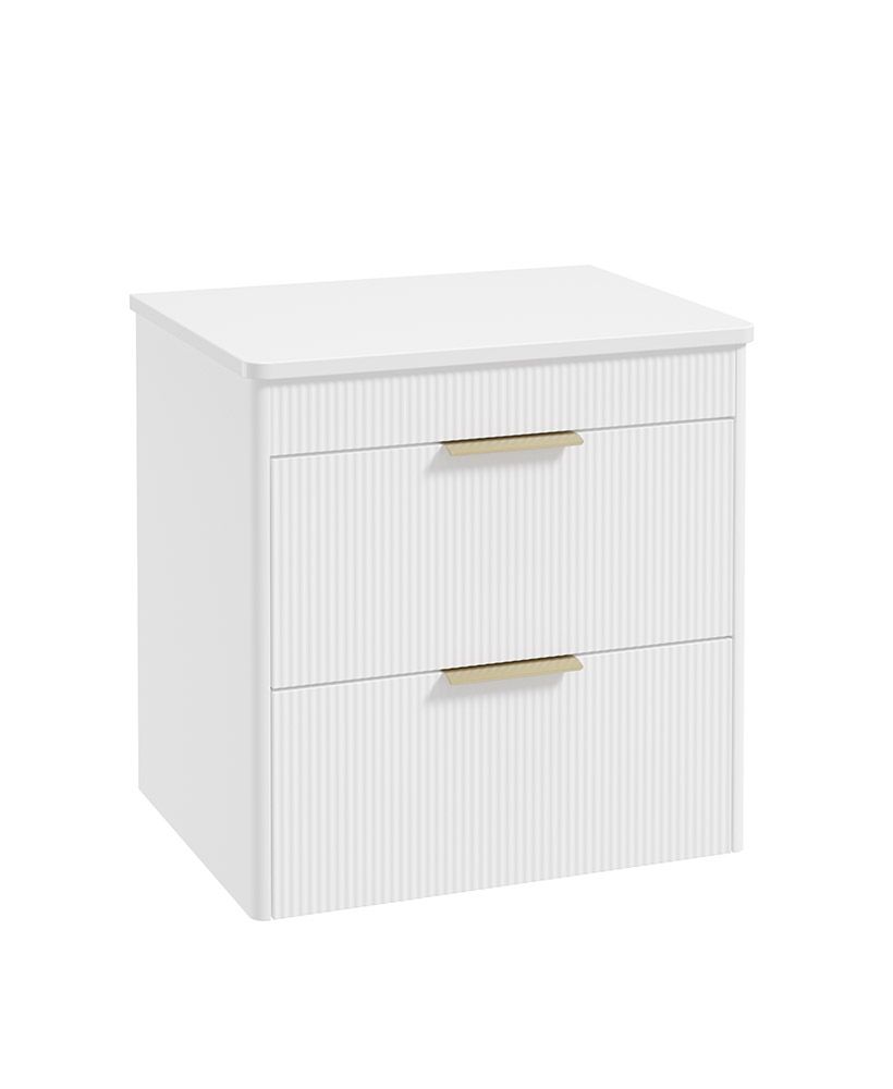 REED Wall Hung Two Drawer Countertop Vanity Unit