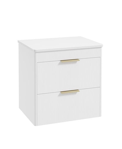 REED Wall Hung Two Drawer Countertop Vanity Unit