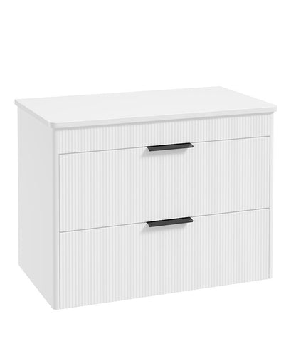 REED Wall Hung Two Drawer Countertop Vanity Unit