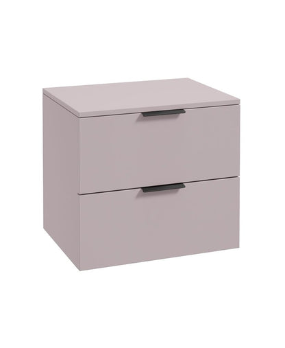 STOCKHOLM Wall Hung Two Drawer Countertop Vanity Unit