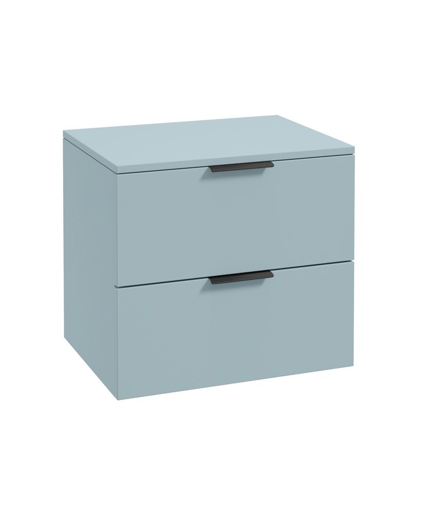 STOCKHOLM Wall Hung Two Drawer Countertop Vanity Unit