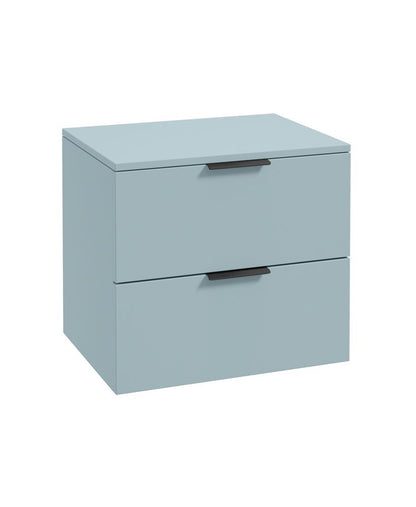 STOCKHOLM Wall Hung Two Drawer Countertop Vanity Unit