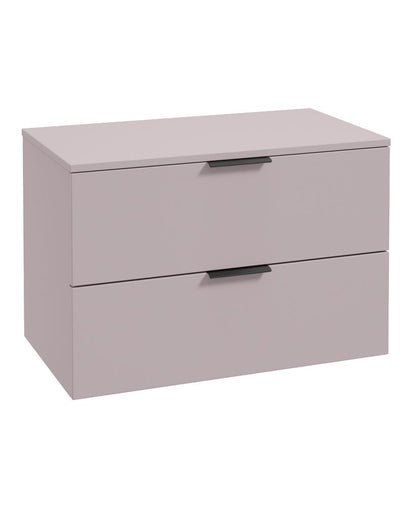STOCKHOLM Wall Hung Two Drawer Countertop Vanity Unit