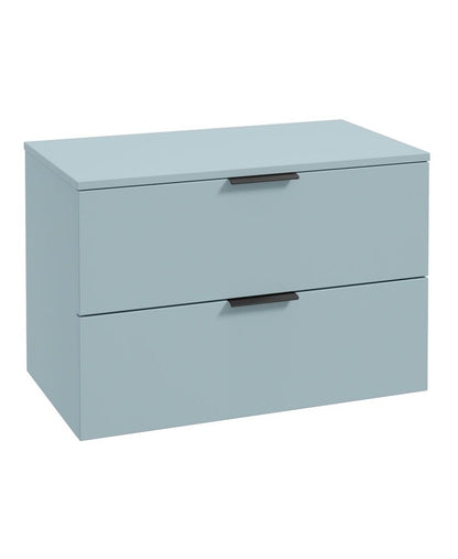 STOCKHOLM Wall Hung Two Drawer Countertop Vanity Unit