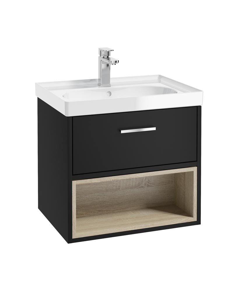 MALMO Wall Hung Single Drawer Vanity Unit & Basin