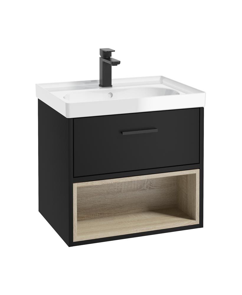 MALMO Wall Hung Single Drawer Vanity Unit & Basin