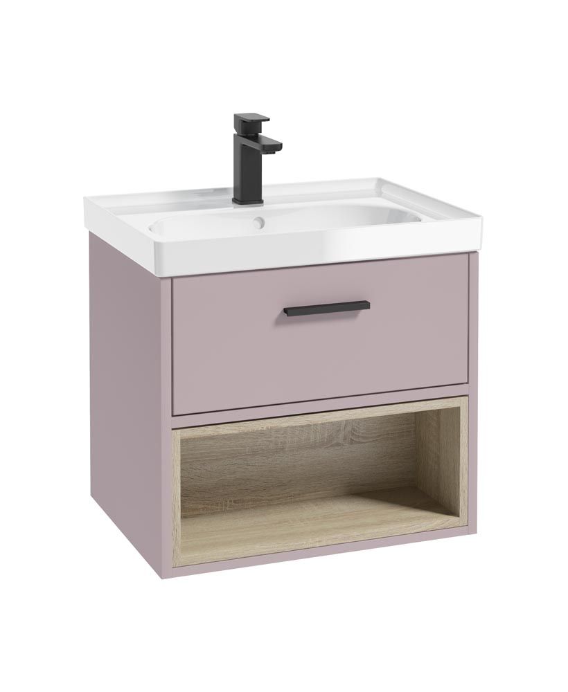 MALMO Wall Hung Single Drawer Vanity Unit & Basin