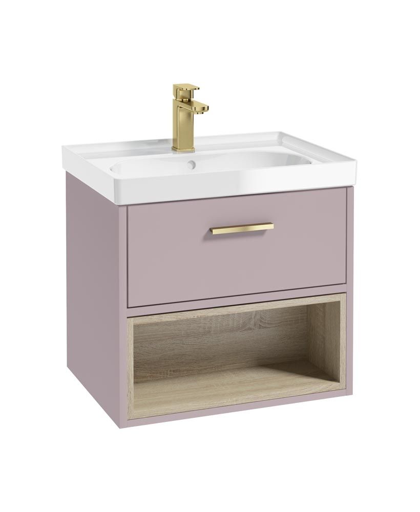 MALMO Wall Hung Single Drawer Vanity Unit & Basin