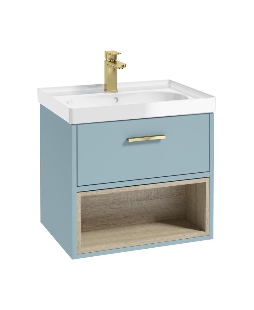 MALMO Wall Hung Single Drawer Vanity Unit & Basin