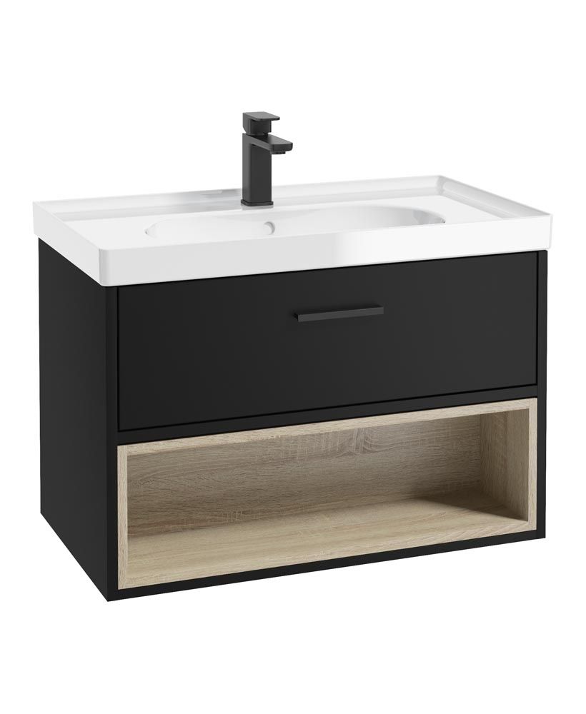 MALMO Wall Hung Single Drawer Vanity Unit & Basin