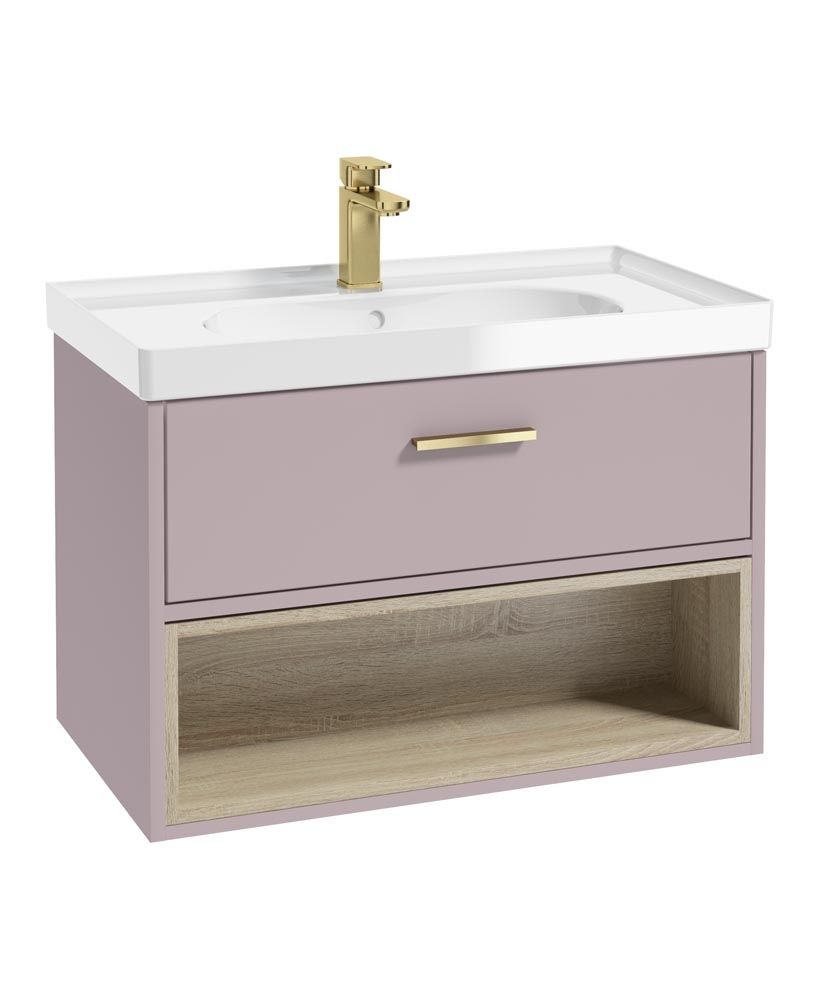 MALMO Wall Hung Single Drawer Vanity Unit & Basin