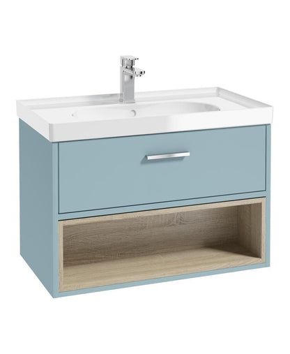 MALMO Wall Hung Single Drawer Vanity Unit & Basin