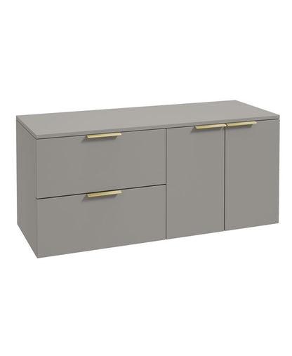 STOCKHOLM Wall Hung Two Drawer/Two Door Countertop Vanity Unit