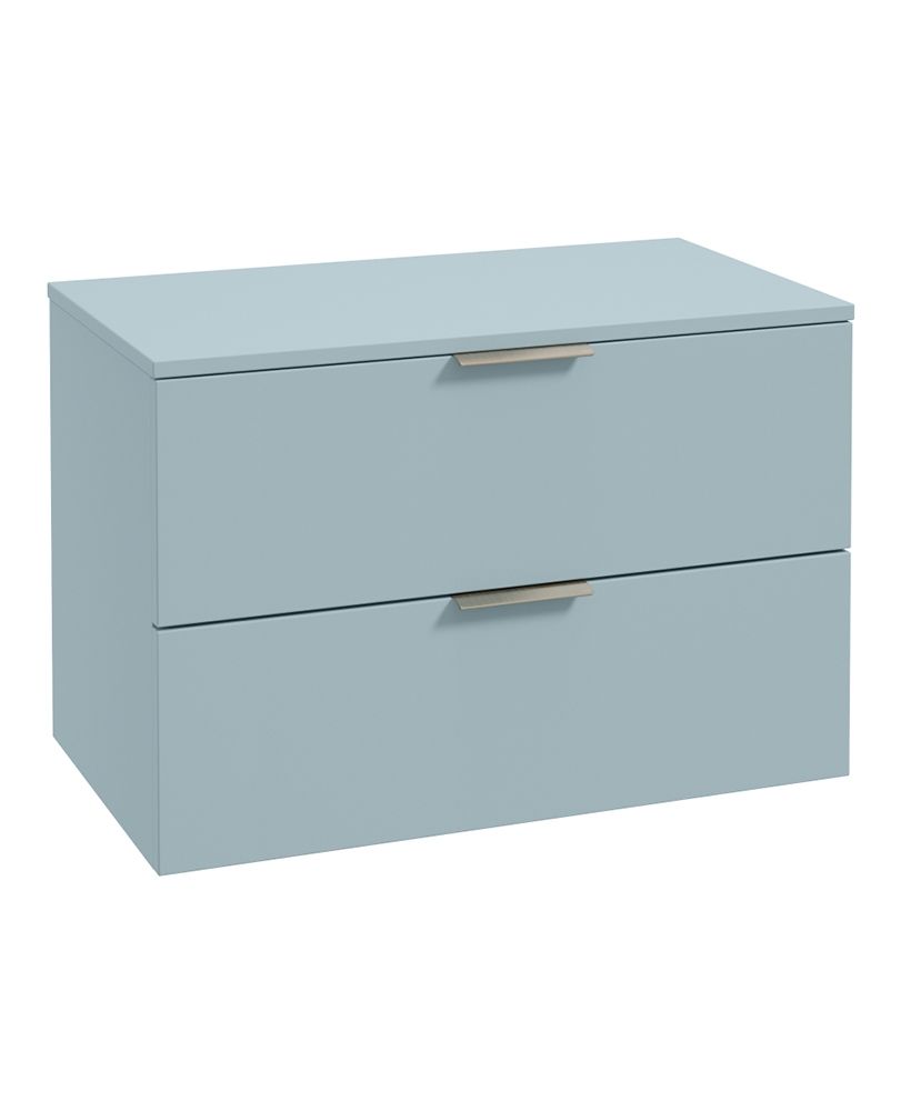 STOCKHOLM Wall Hung Two Drawer Countertop Vanity Unit