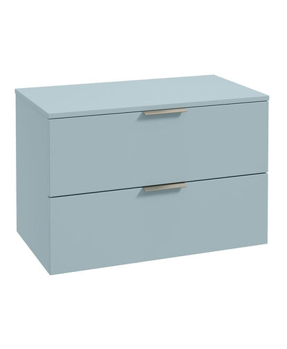 STOCKHOLM Wall Hung Two Drawer Countertop Vanity Unit