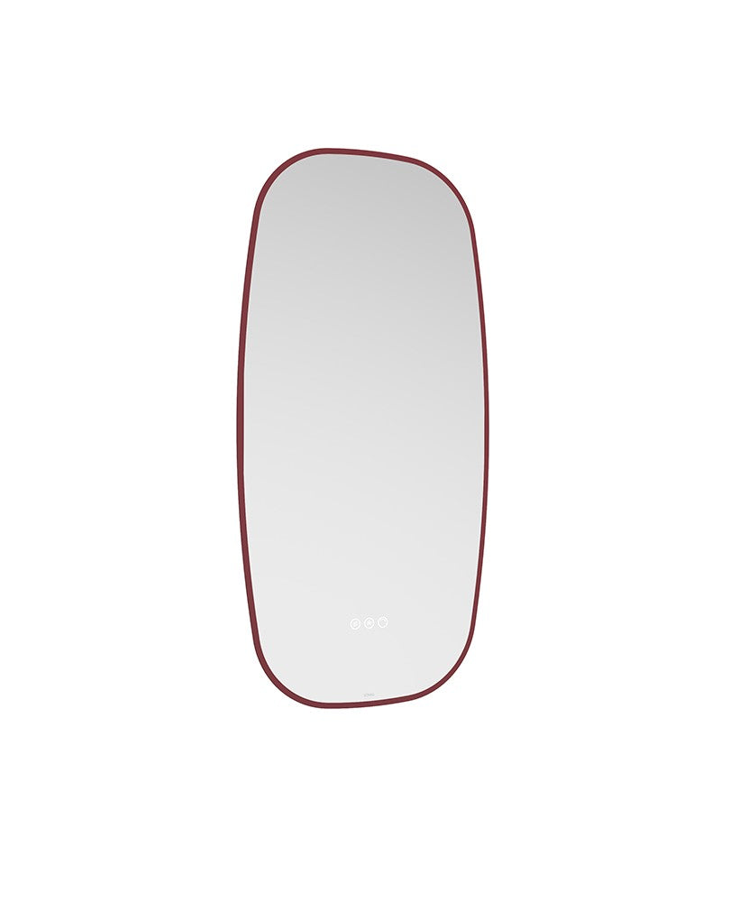 ECHO Arena 450x900mm Illuminated Mirror Ruby Red