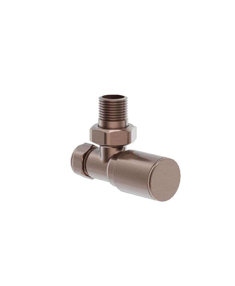 SONAS Round Head Angled Radiator Valve