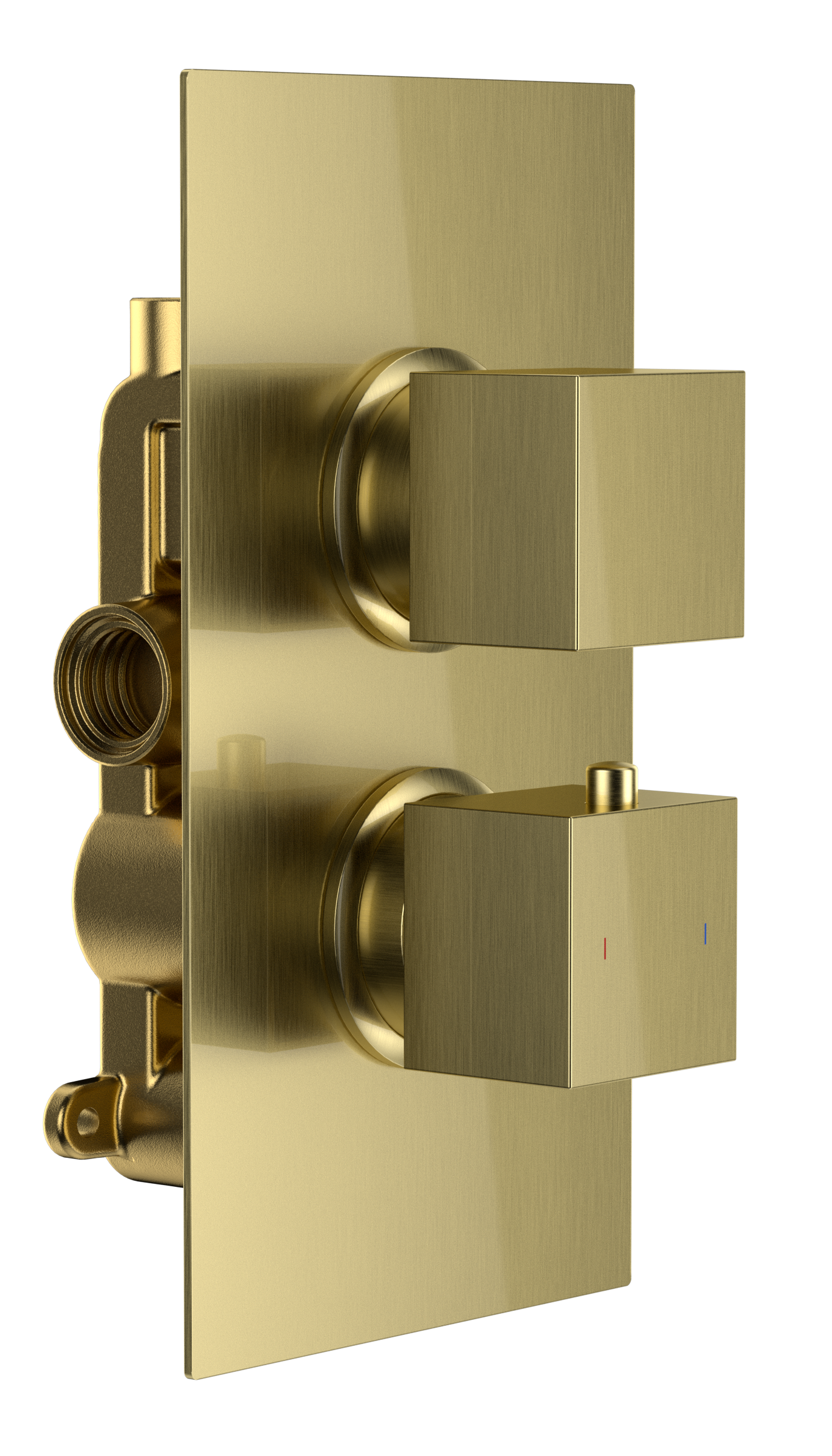 Square  Twin Single Outlet