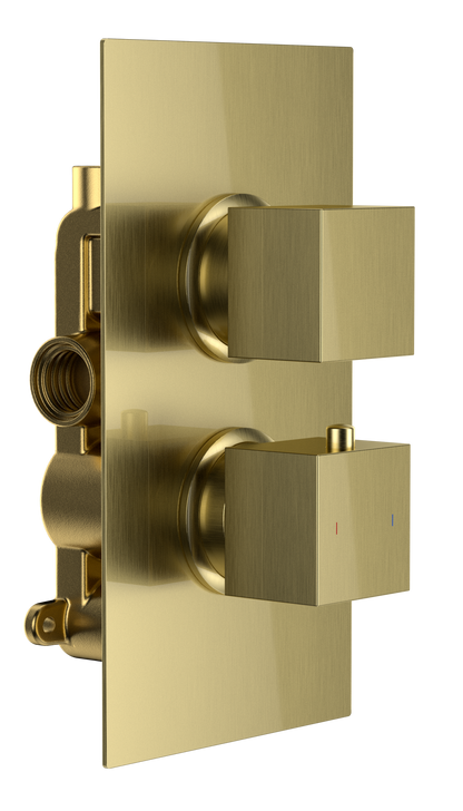 Square  Twin Single Outlet