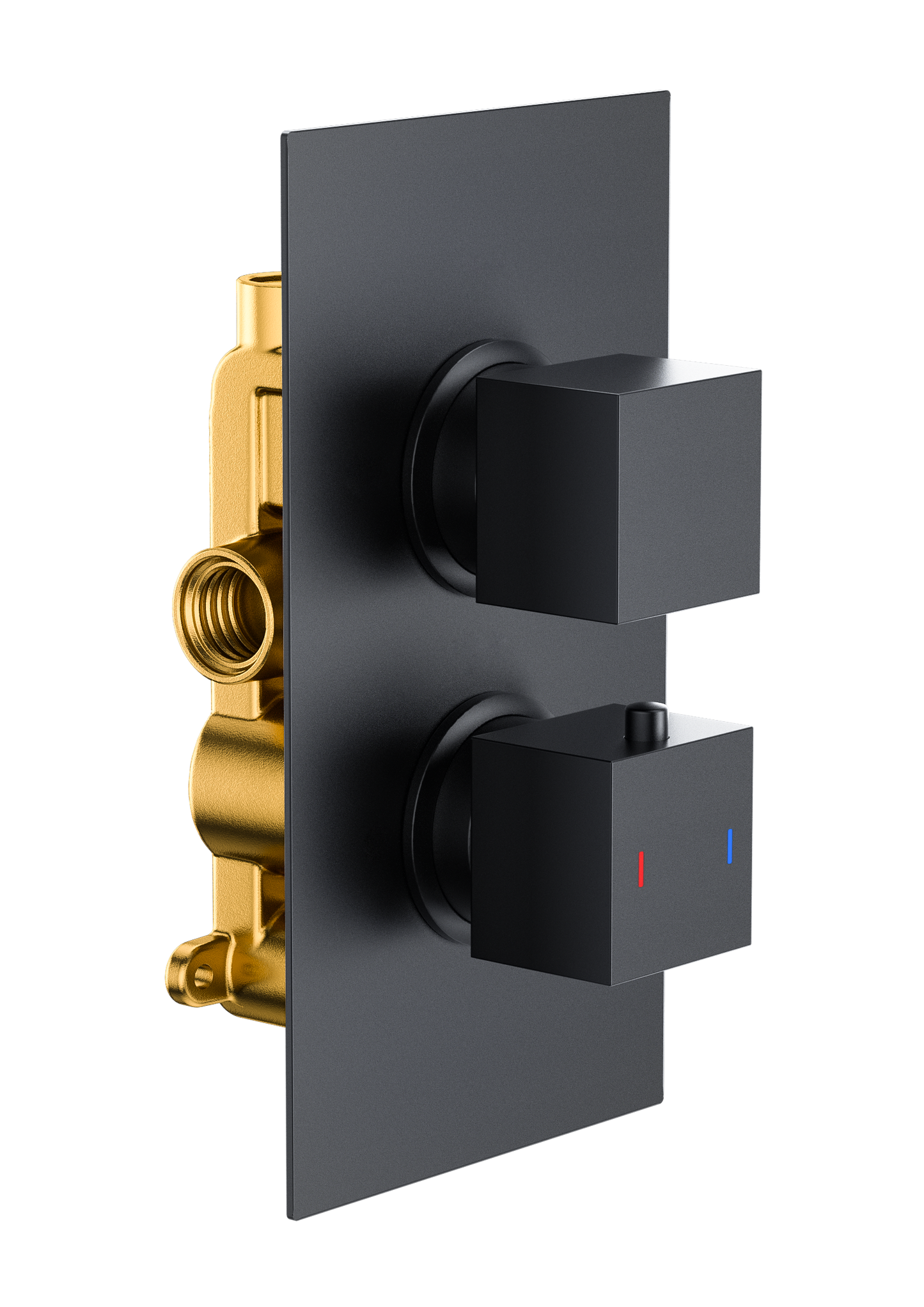 Square  Twin Single Outlet