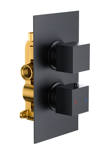 Square  Twin Single Outlet