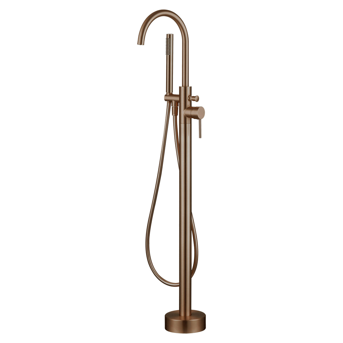 Giro Brushed Bronze Freestanding Bath Shower Mixer