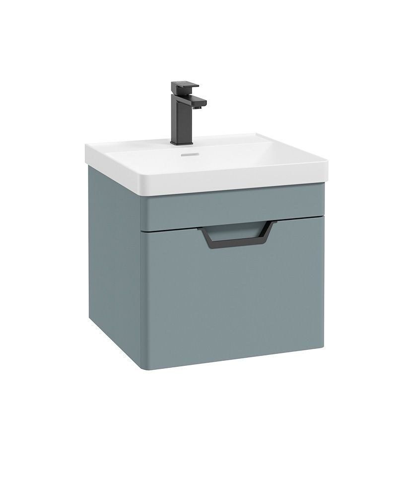 FREYA Wall Hung Single Drawer Vanity Unit & Basin
