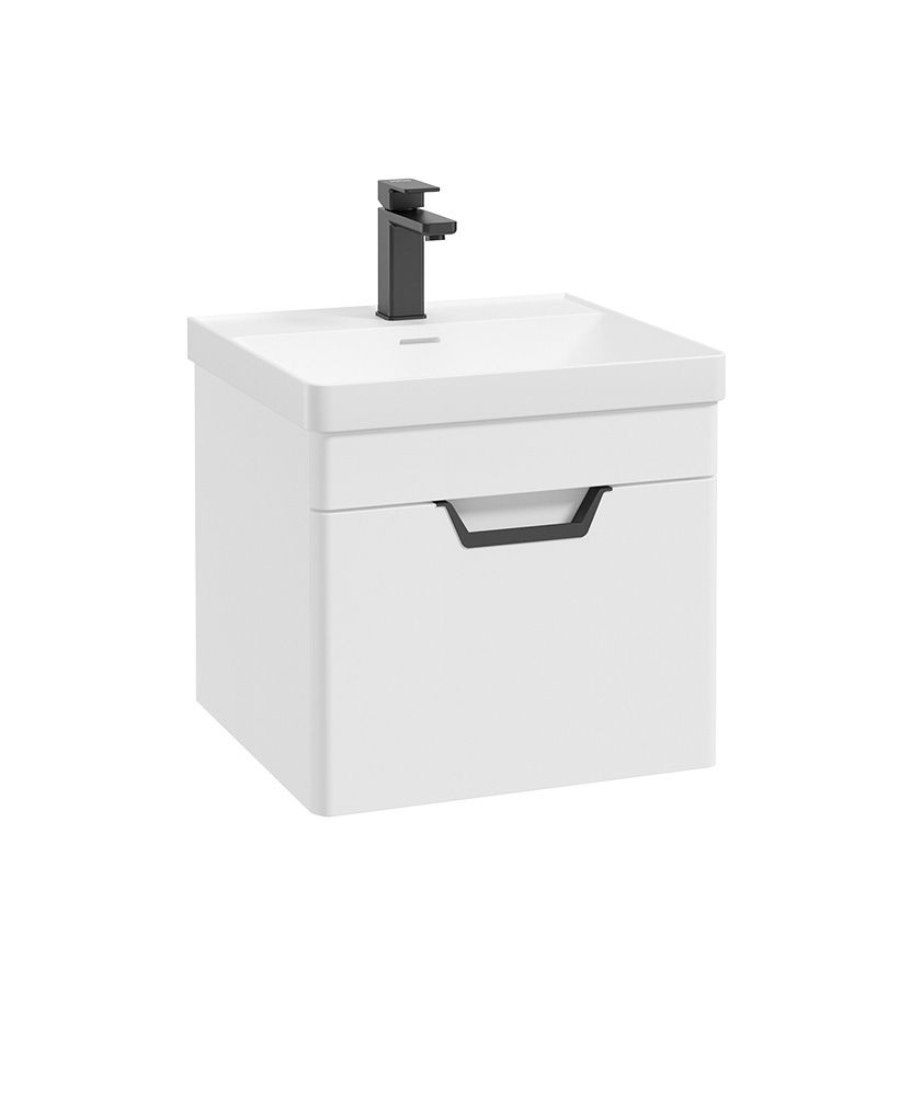 FREYA Wall Hung Single Drawer Vanity Unit & Basin