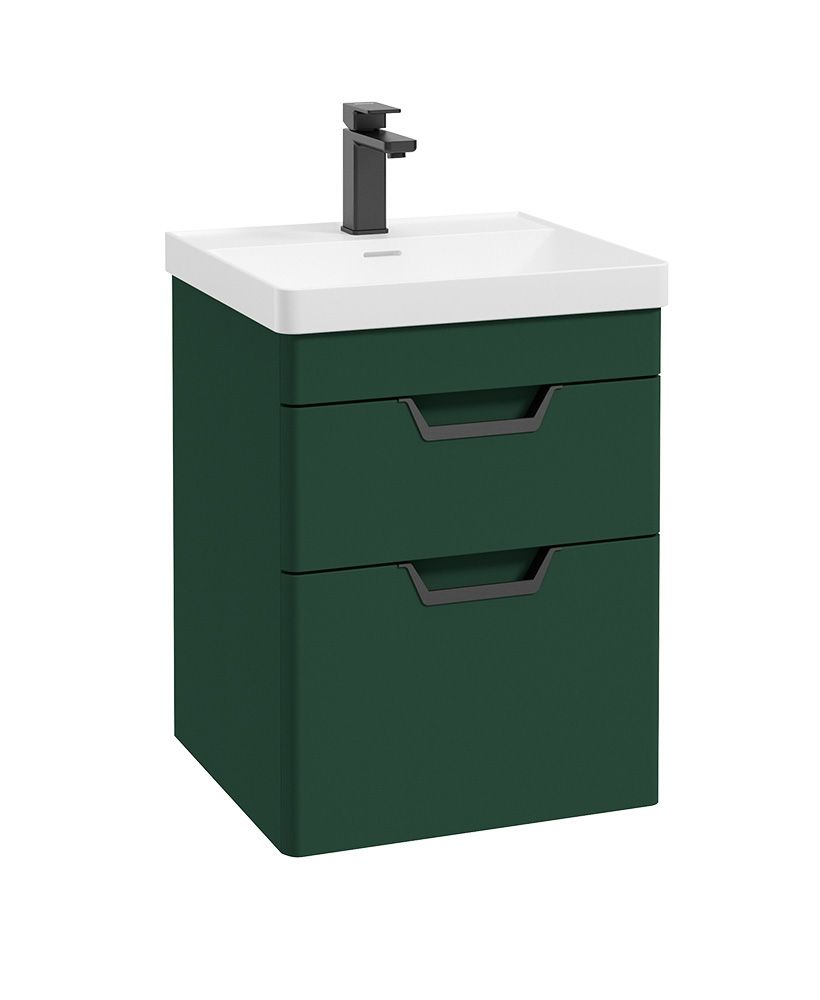 FREYA Wall Hung Two Drawer Vanity Unit & Basin