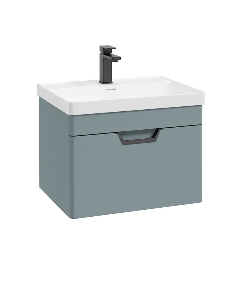 FREYA Wall Hung Single Drawer Vanity Unit & Basin