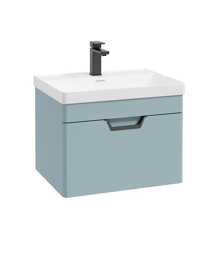 FREYA Wall Hung Single Drawer Vanity Unit & Basin