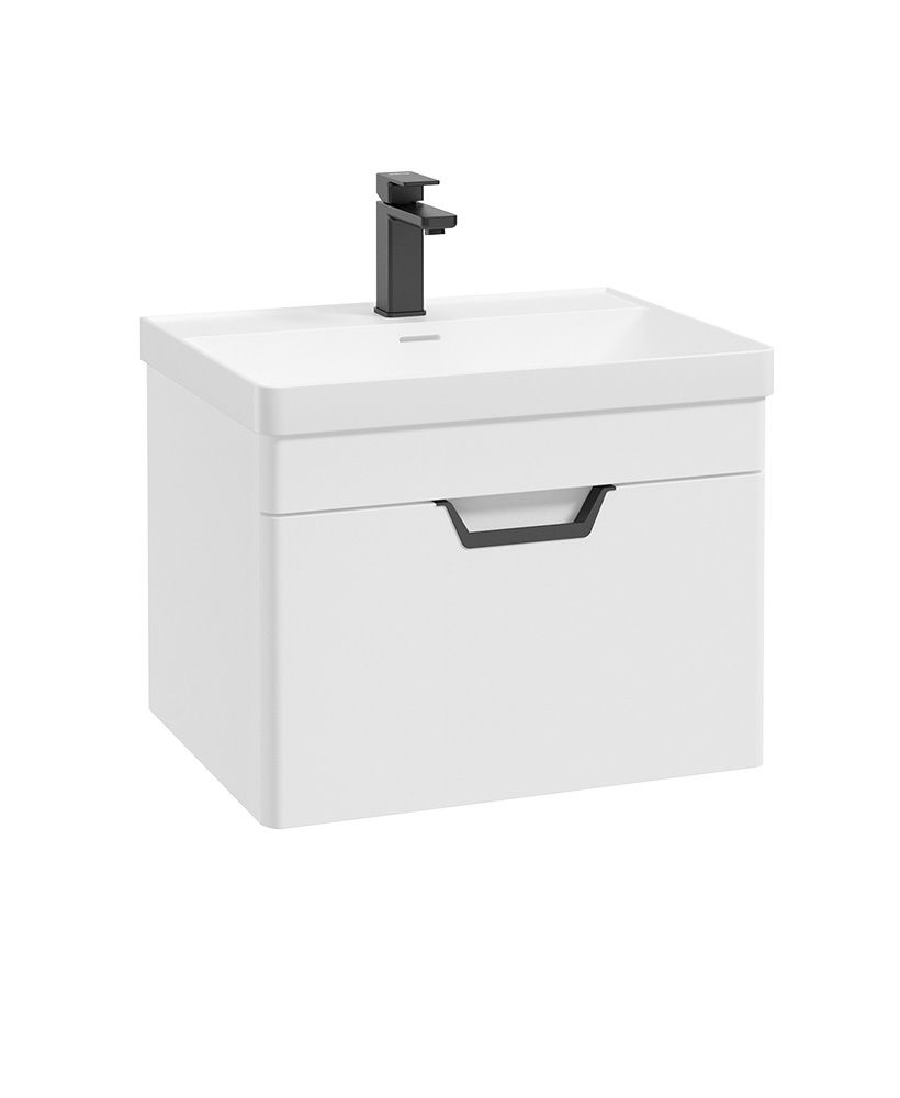 FREYA Wall Hung Single Drawer Vanity Unit & Basin