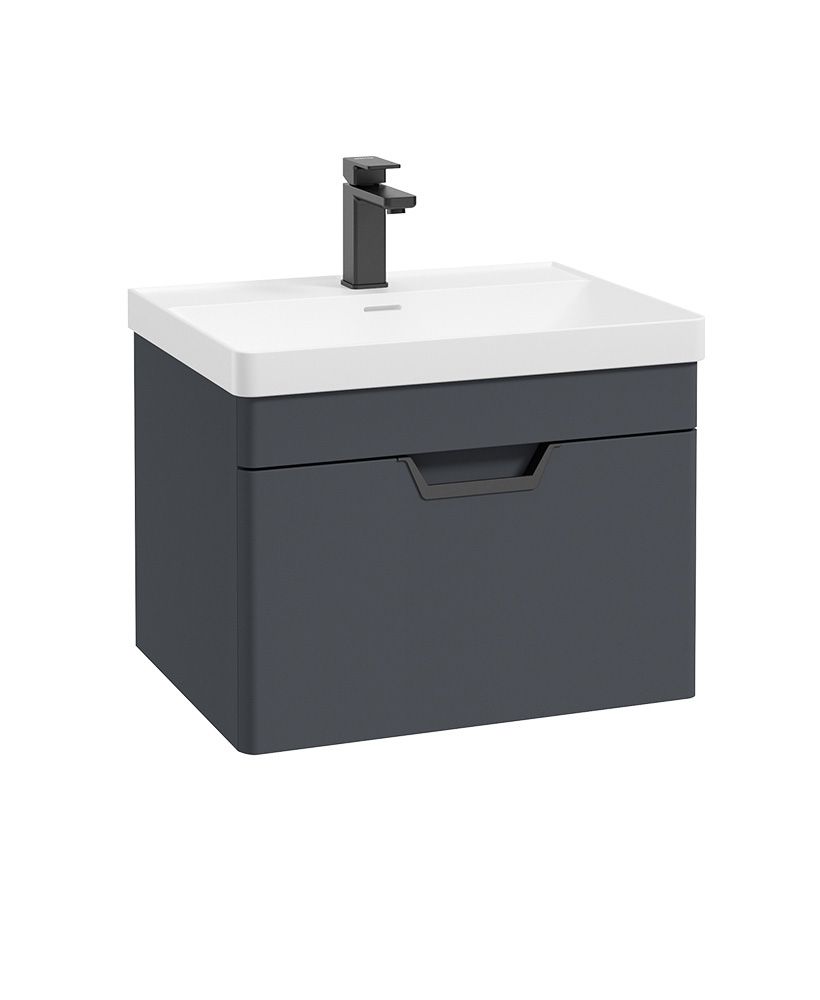 FREYA Wall Hung Single Drawer Vanity Unit & Basin