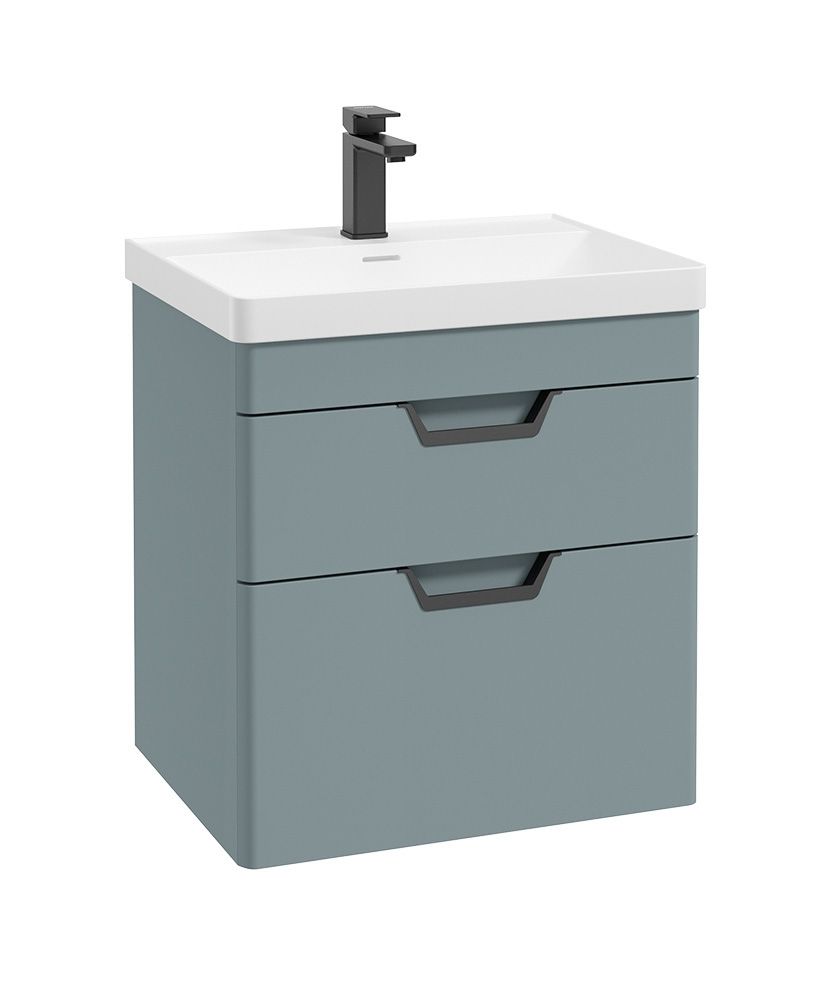 FREYA Wall Hung Two Drawer Vanity Unit & Basin