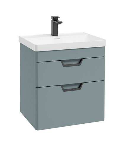 FREYA Wall Hung Two Drawer Vanity Unit & Basin